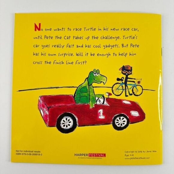 2/$6 Pete the Cat Go, Pete, Go! book by James Dean (Paperback) - Picture 4 of 8